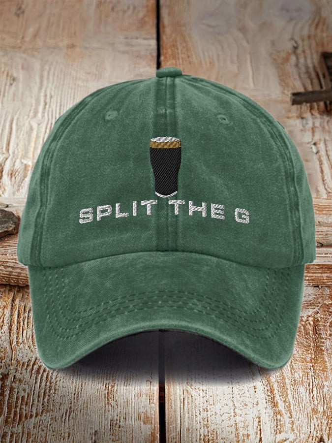 Split The G Hat Guinness Beer Baseball Cap St Patrick's Day Merchandise Gifts