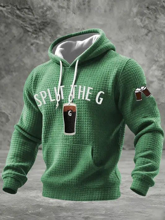 Split The G Hoodie St Patricks Day Irish Guinness Beer Funny Drinking Party Outfit Best Gift Split The G Hoodie St Patricks Day Irish Guinness Beer Funny Drinking Party Outfit Best Gift - Image 1