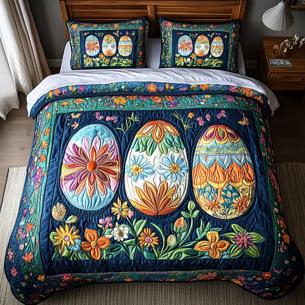 Spring Hatch Quilted Bedding Set Holiday Duvet Cover Best Gifts For Mother