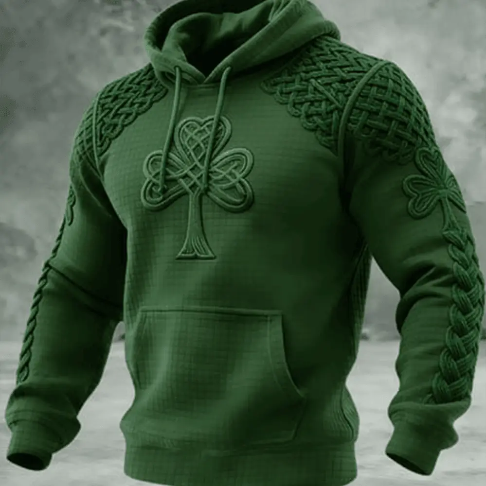 St Paddys Day Shamrock Hoodie St Patrick's Day Apparel Cool Present For Men