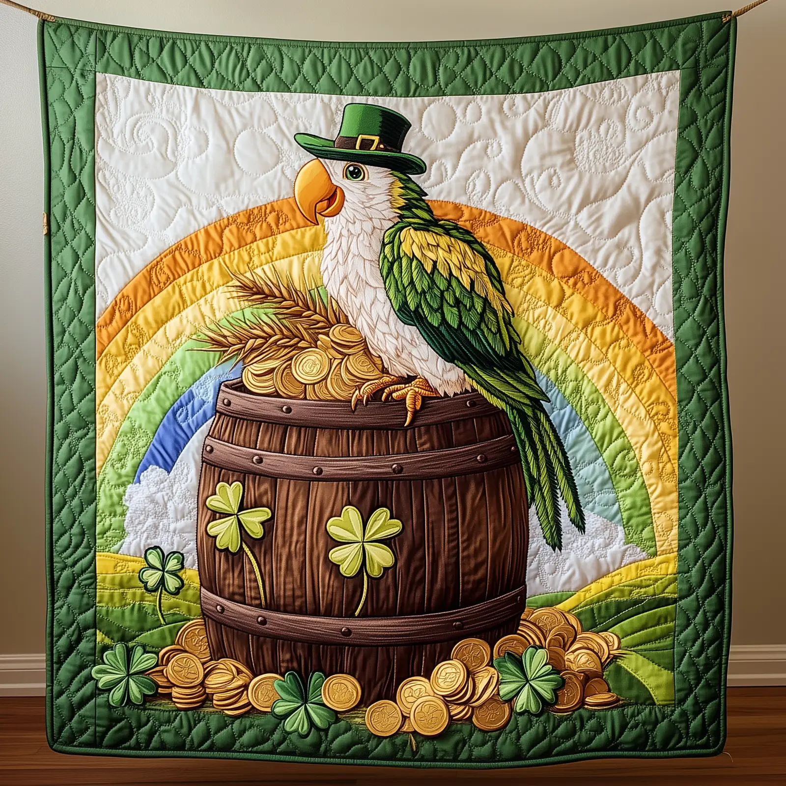 St Patrick Revelry Quilted Blanket Best Throws For Sofas Irish Gifts For Him Husband