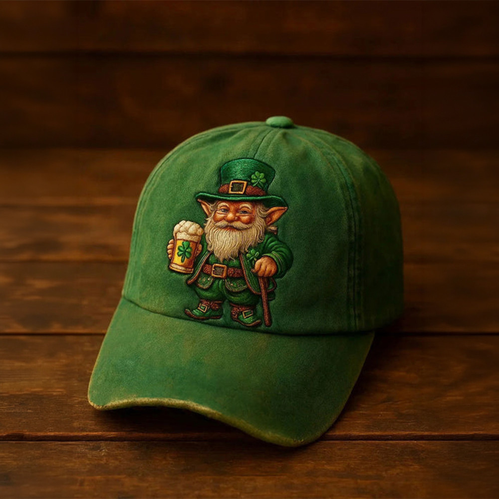 St Patrick's Day Gnome Hat St Patrick's Day 2026 Baseball Cap Unique Gift Idea St Patrick's Day Gnome Hat St Patrick's Day 2026 Baseball Cap Unique Gift Idea - Image 1