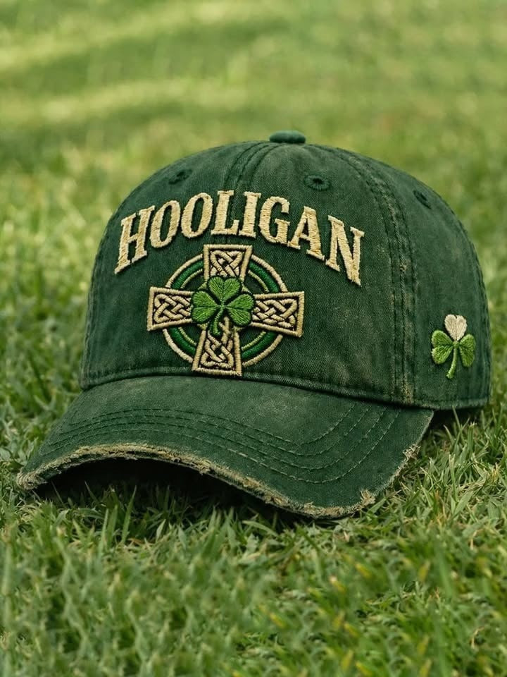 St Patrick's Day Hat Hooligan Baseball Cap Irish Holiday Merch Gifts Ideas For Friend