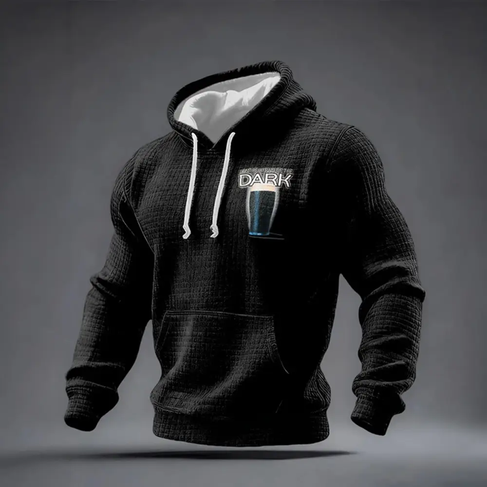 St Patrick's Day Hello Darkness My Old Friend Hoodie Holiday Apparel Present For Him