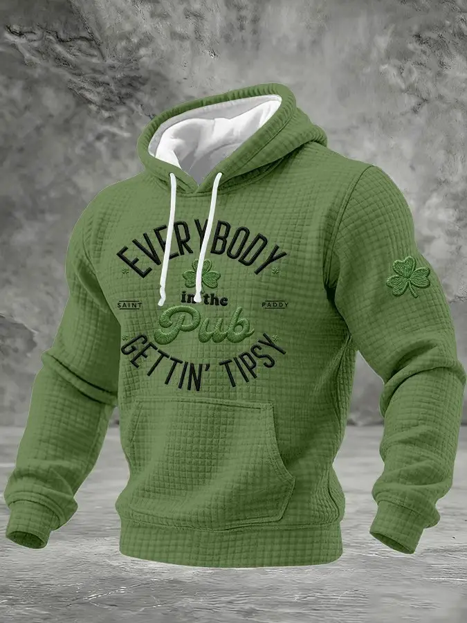 St Patricks Day Merch Everybody In The Pub Gettin Tipsy Hoodie Saint Patricks Day Outfits