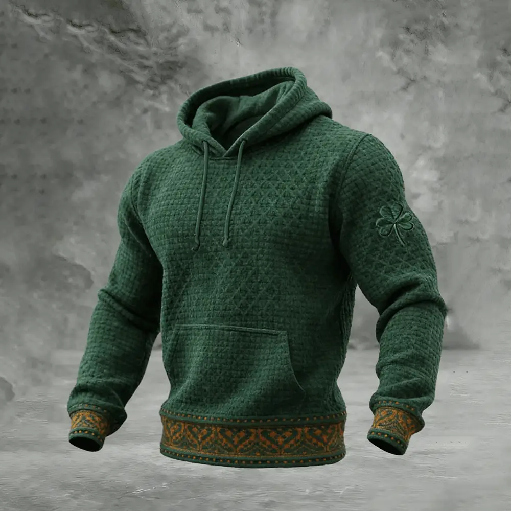 St Patrick's Day Print Hoodie St Patrick's Day 2026 Hooded Sweatshirt Best Gift For Husband