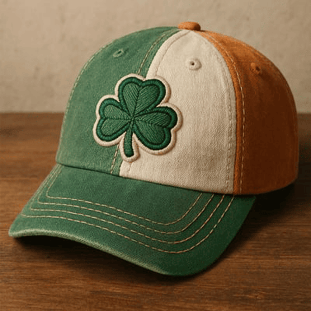 St Patrick's Day Shamrock Vintage Hat St Patrick's Day Cap Holiday Gift For Brothers St Patrick's Day Shamrock Vintage Hat St Patrick's Day Cap Holiday Gift For Brothers - Image 1