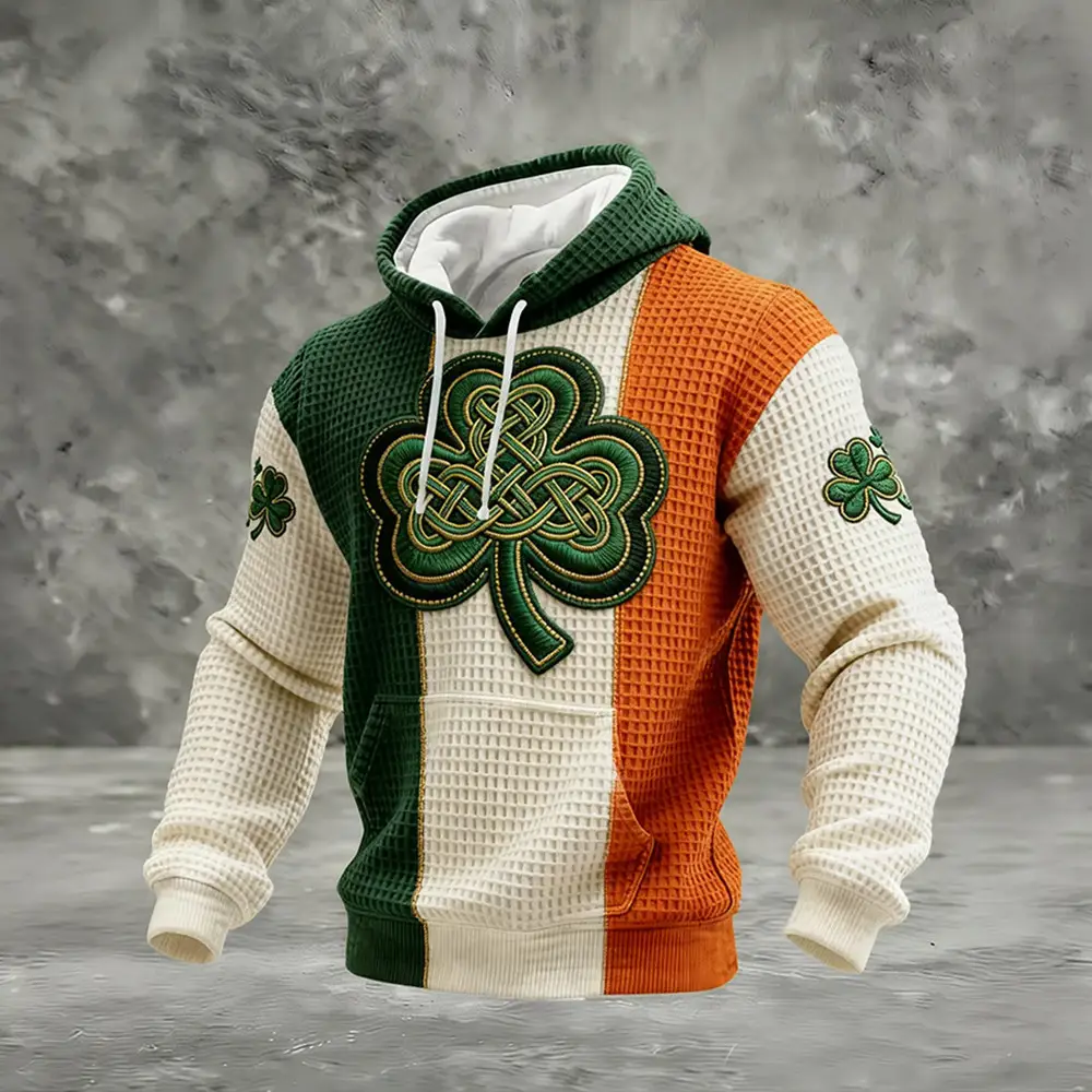 St. Patrick's Day Clover Hoodie Saint Patricks Day Outfits Best St Paddys Day Gift