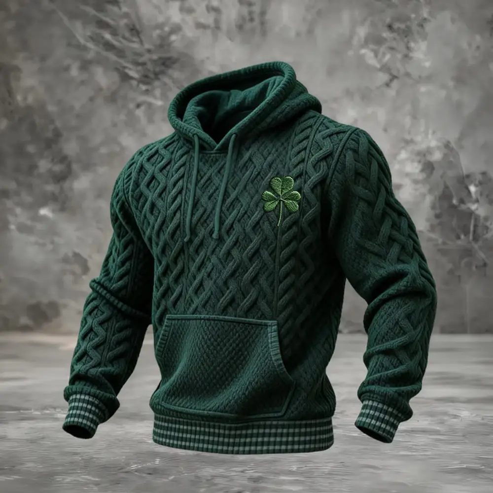 St. Patrick's Day Hooded Sweatshirt Saint Patrick's Day 2026 Apparel Best Gift Ideas
