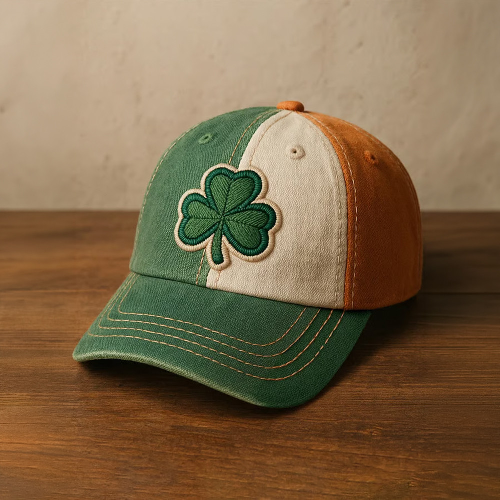 St. Patrick's Day Shamrock Art Hat St Patrick's Day 2026 Merch St Paddys Gift