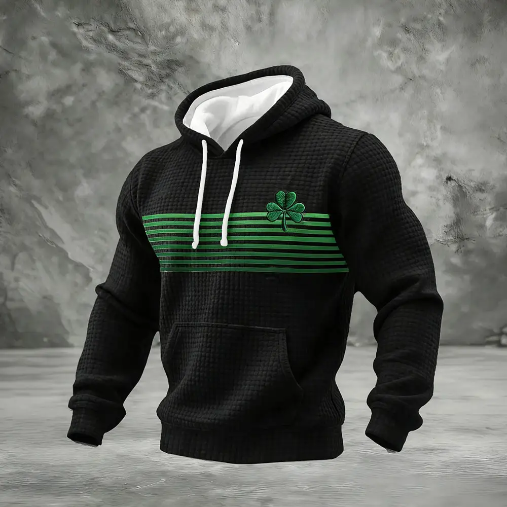 St. Patrick's Day Shamrock Art Hoodie Saint Patrick's Day 2026 Clothing Gift For St Pats St. Patrick's Day Shamrock Art Hoodie Saint Patrick's Day 2026 Clothing Gift For St Pats - Image 1
