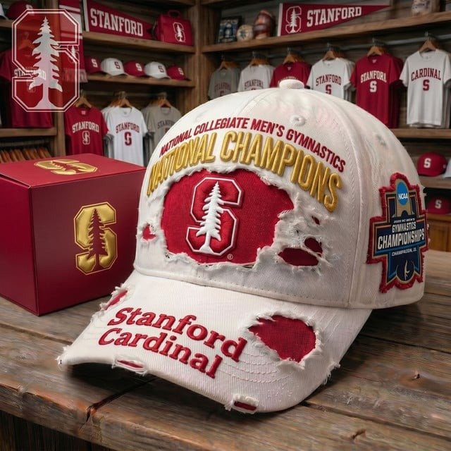 Stanford Cardinal 2026 National Champions Baseball Cap NCAA Gymnastics Hat Gift Ideas