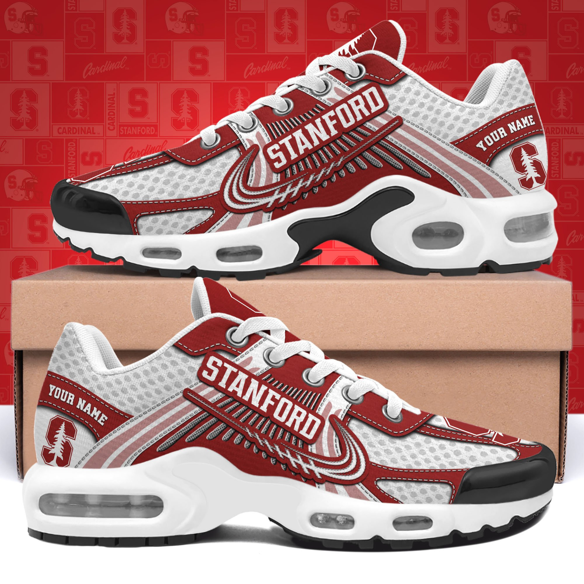 Stanford Cardinal Shoes Custom Your Name, Sport Shoes Stanford Cardinal Shoes Custom Your Name, Sport Shoes - Image 1