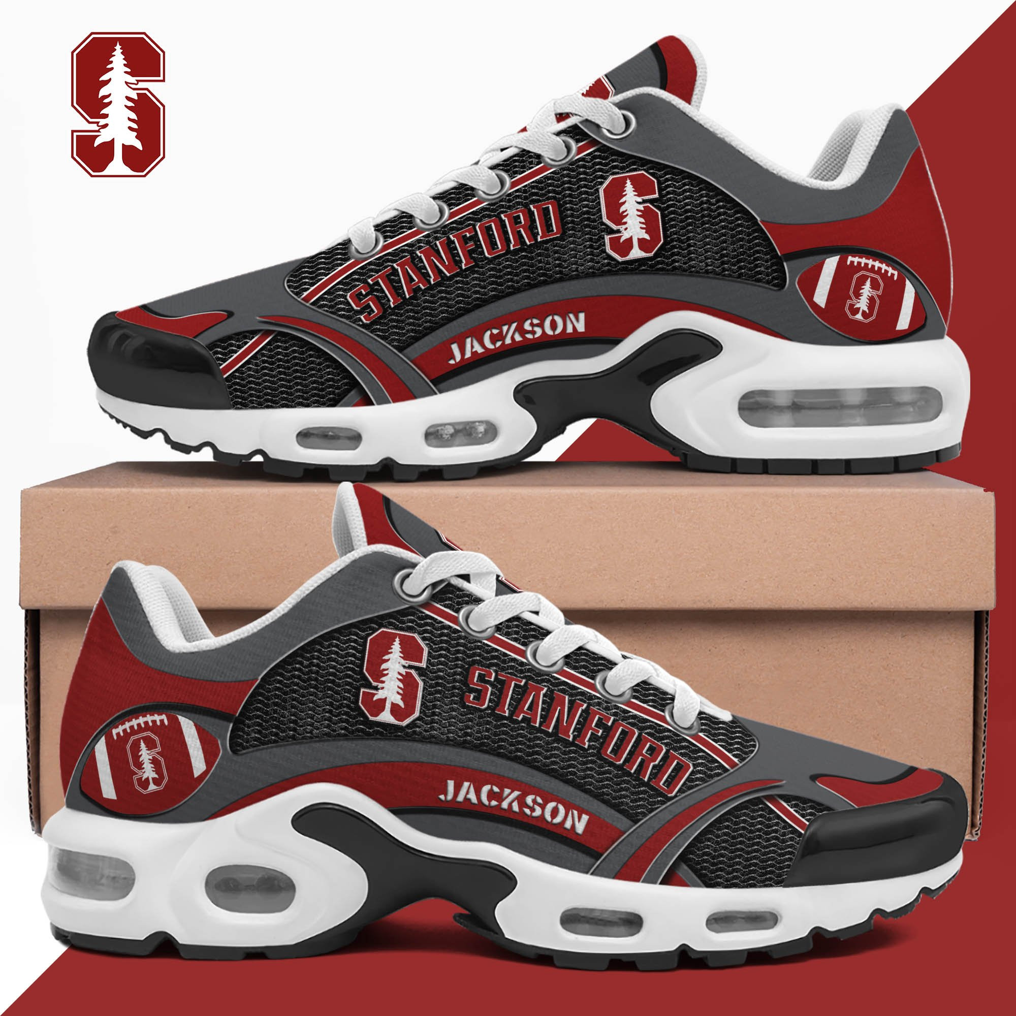Stanford Cardinal Team Shoes 2026 Version Custom Name 889