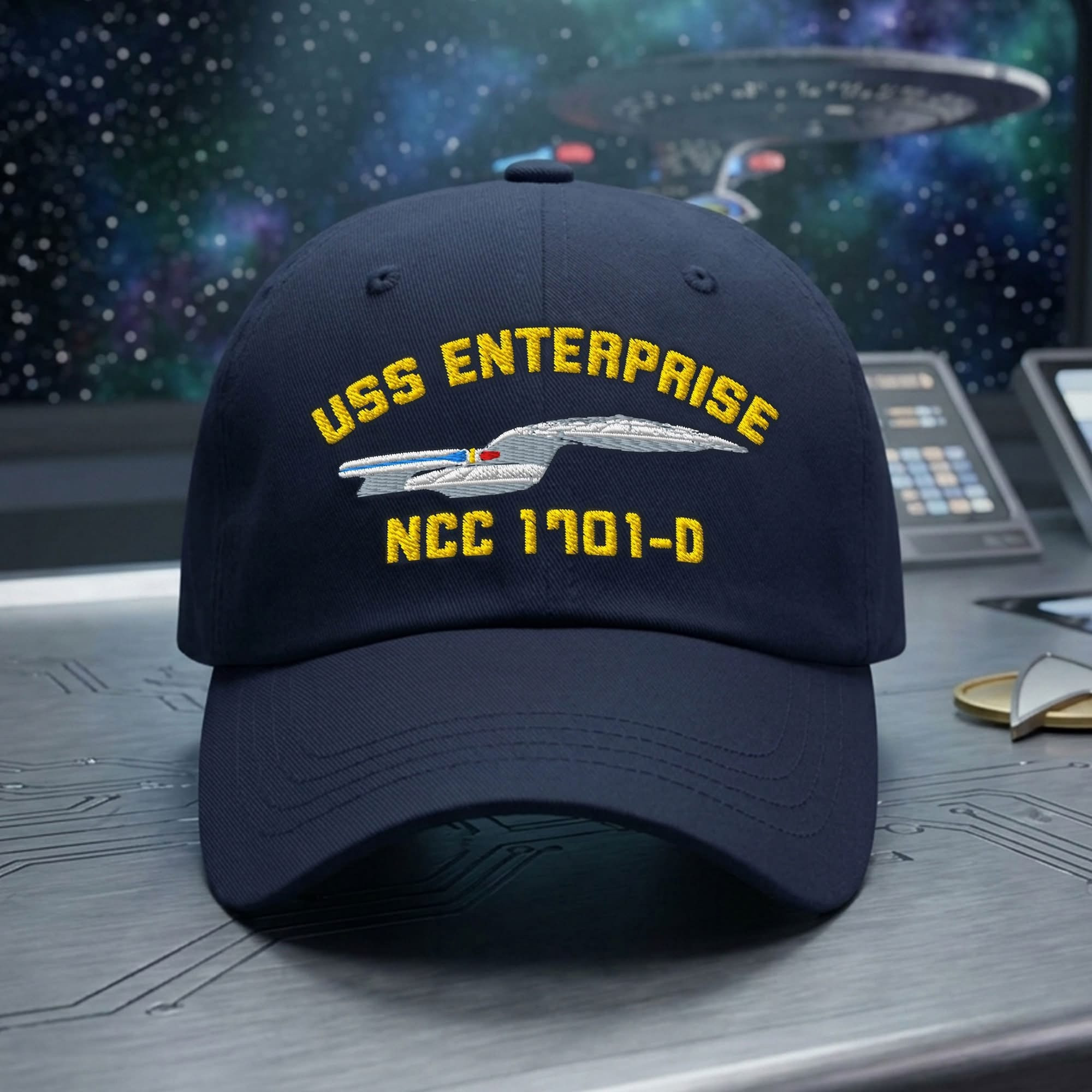 Star Trek USS Enterprise NCC-1701-D Hat Star Trek Merch Gift For Trekkies