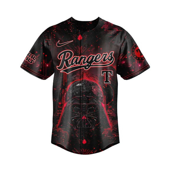Star Wars Darth Vader Texas Rangers 2026 Baseball Jersey