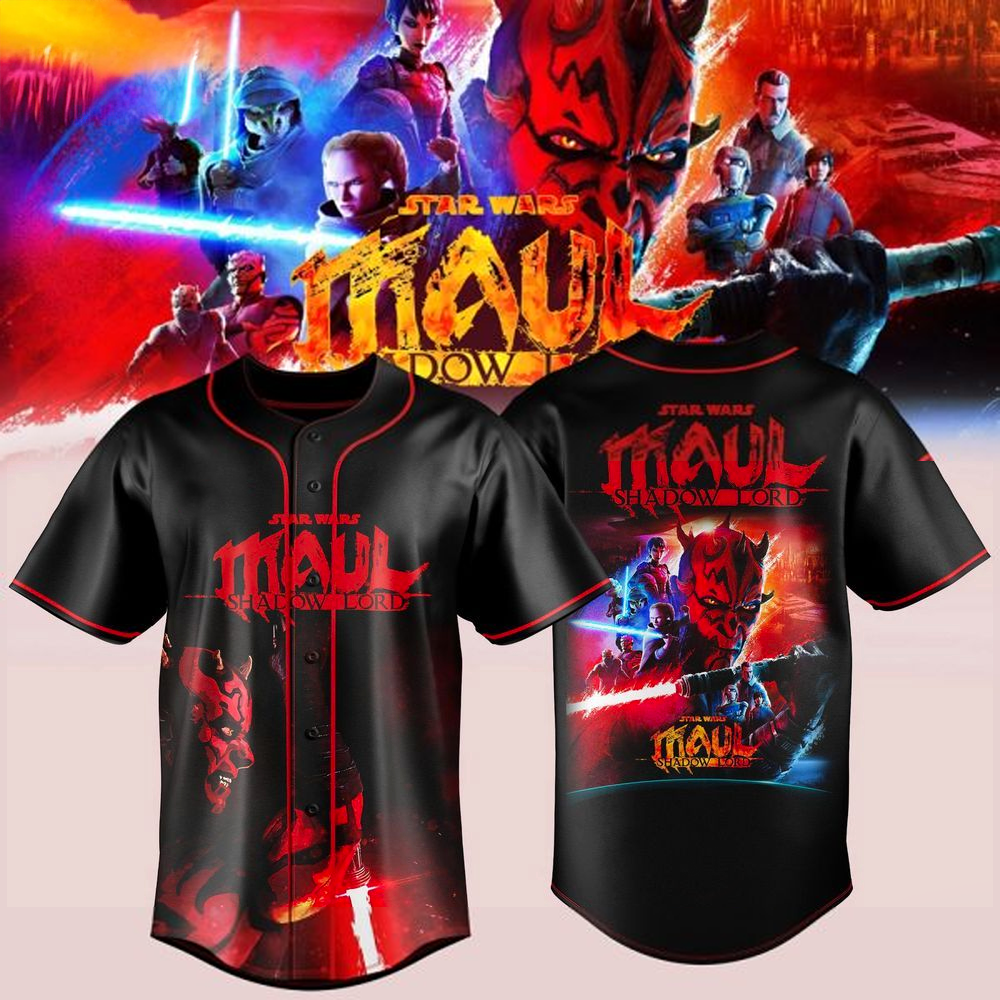 Star Wars The Age Of Maul Begins Baseball Jersey Star Wars Merch Gifts For Fans