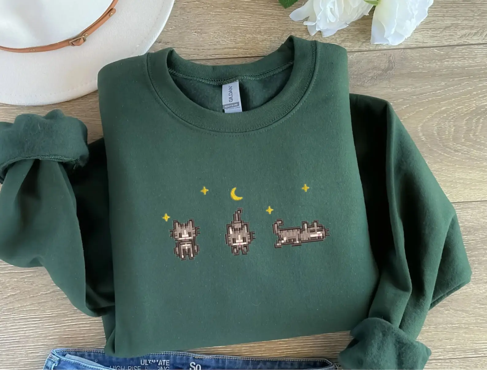 Stardew Valley Cat Sweatshirt Stand Out With Gaming Inspired Sweatshirt Perfect Gift For Gamers