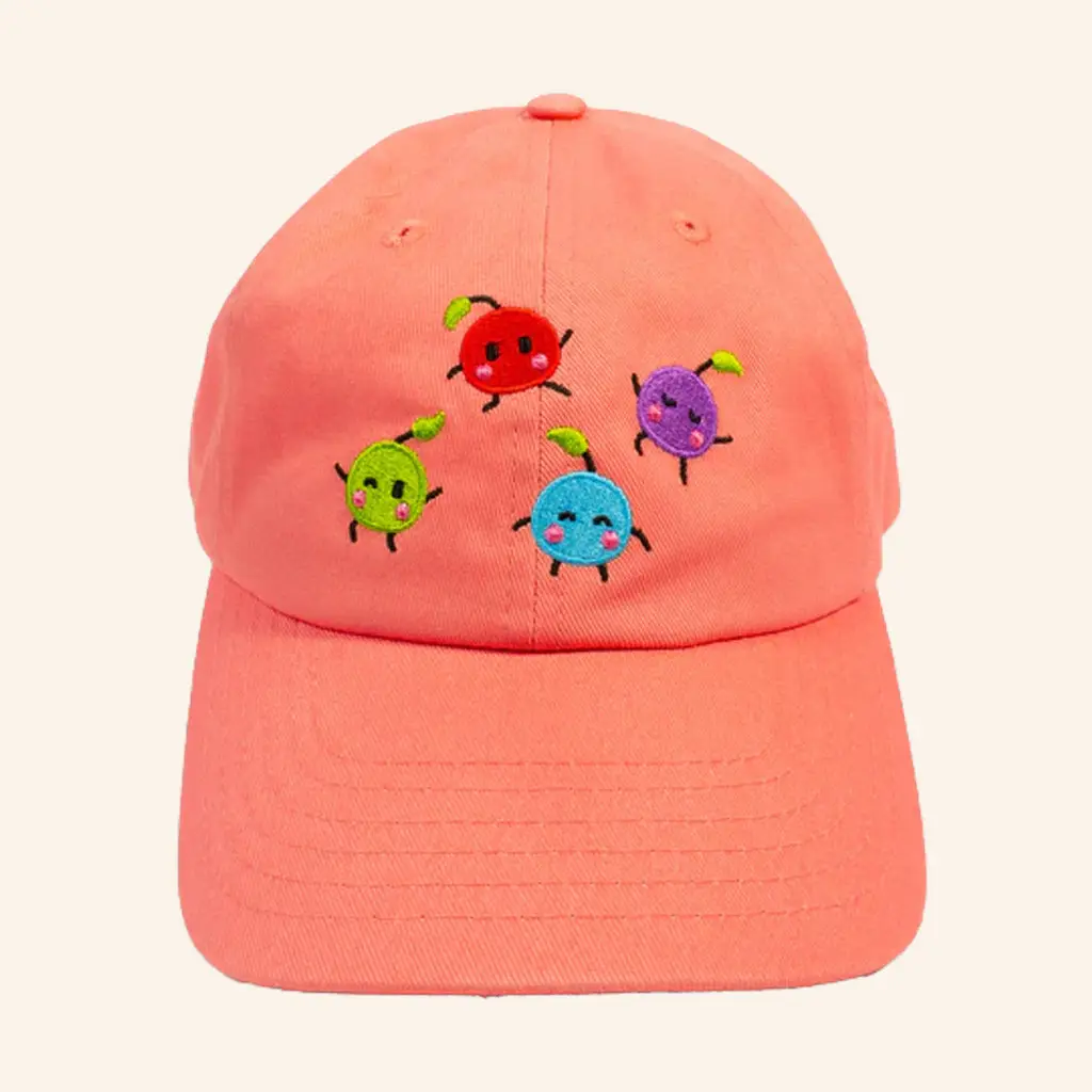 Stardew Valley Merch Embroidered Junimo Summer Hat Birthday Gifts For Sister -WearandDecor