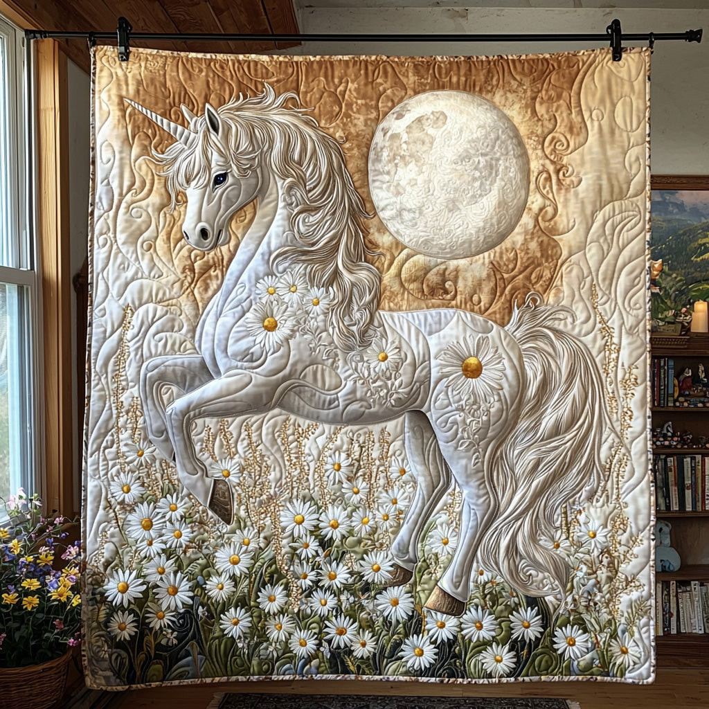 Starlight Unicorn Quilted Blanket Sofa Couch Throw Blanket Gifts For Duck Lovers