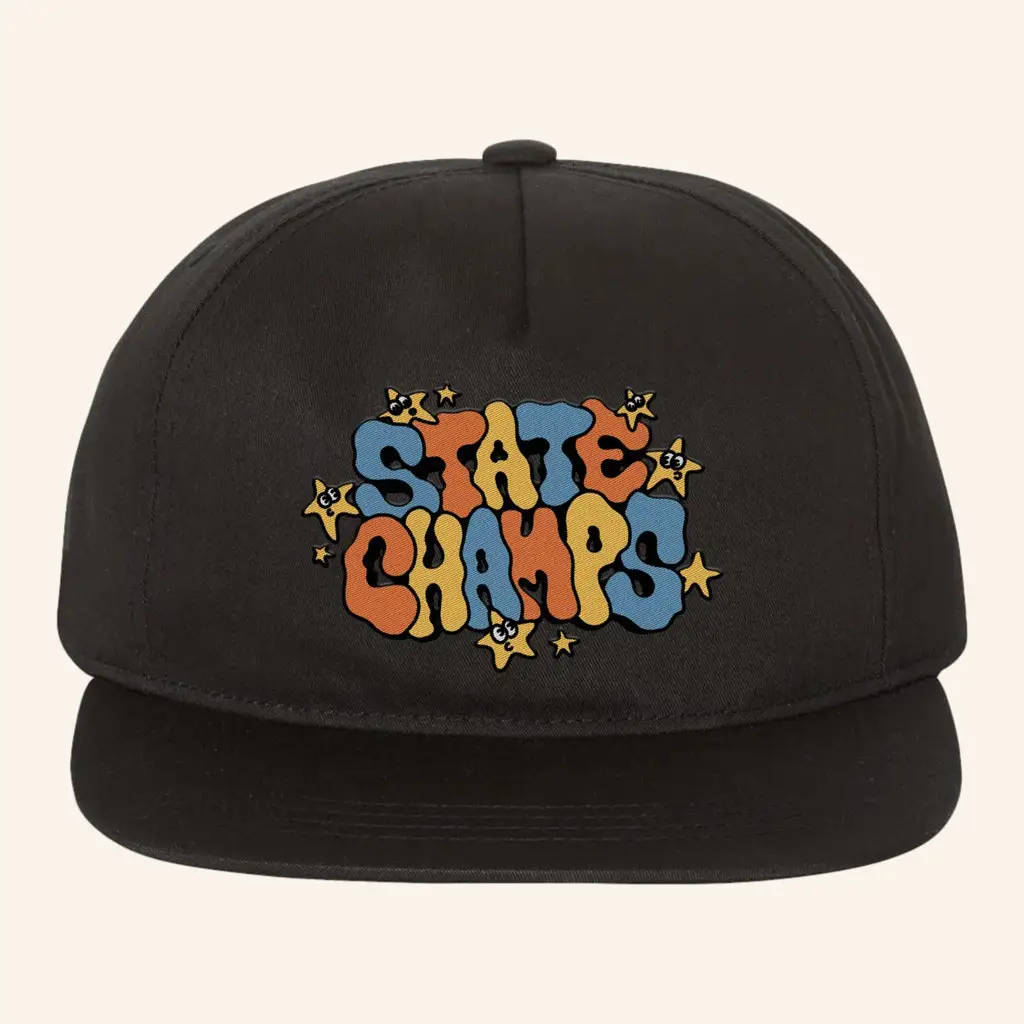 State Champs Merch Bubble Snapback Hat State Champs Hat Christmas Gifts For Pop Lovers -WearandDecor