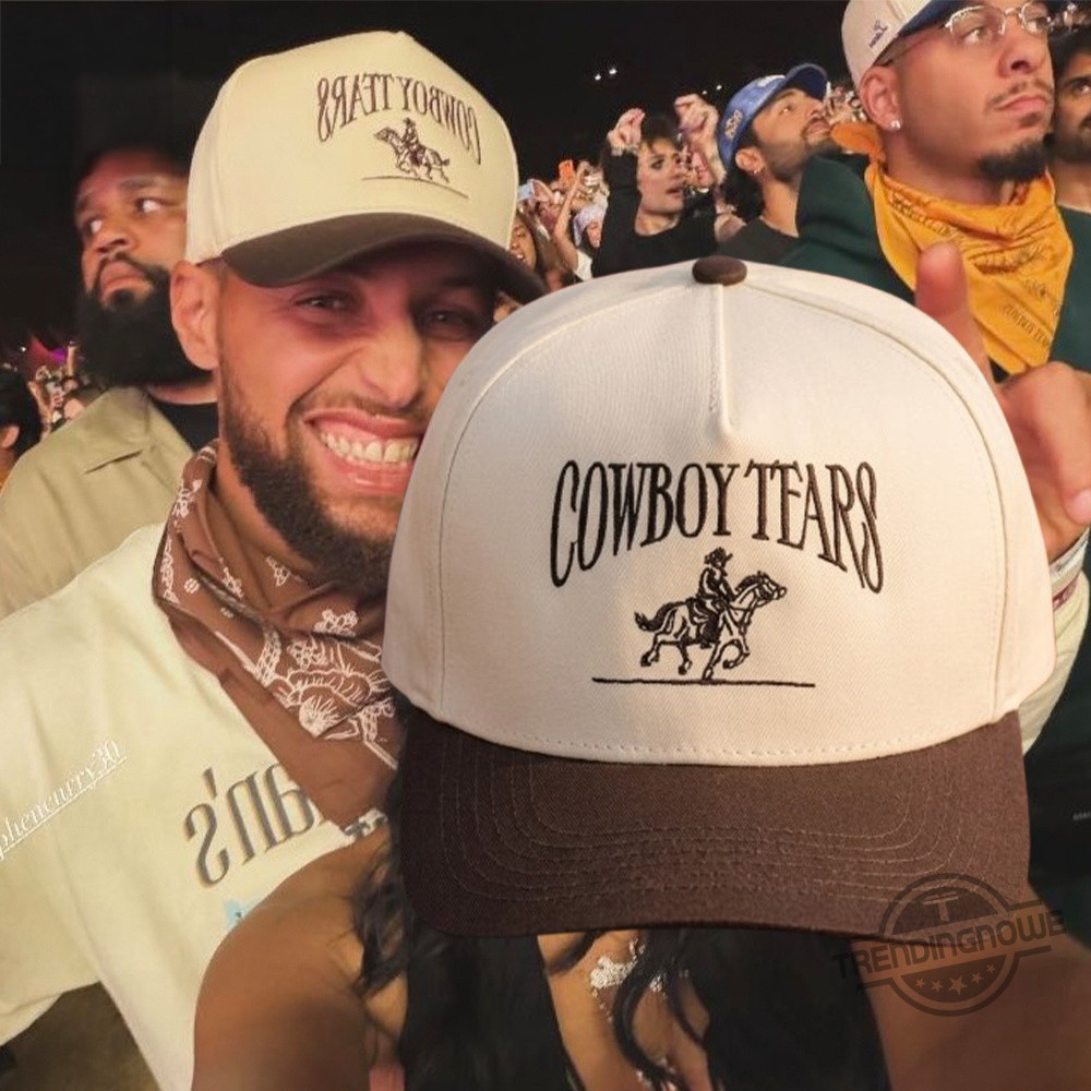 Stephen Curry Cowboy Tears Hat 2026 Coachella Week 2 Cap Gitf For Men