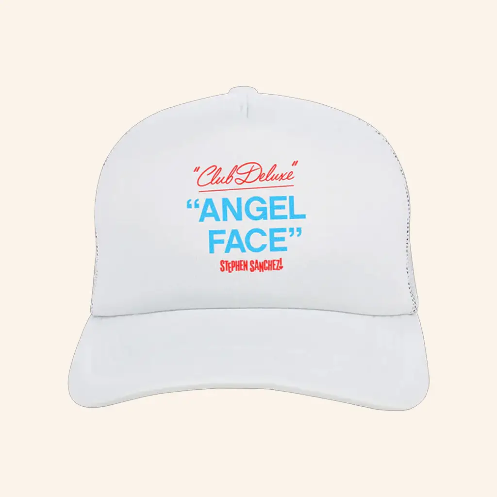 Stephen Sanchez Merch Club Deluxe Angel Face Trucker Hat Gifts For Music Fans - Wear&Decor