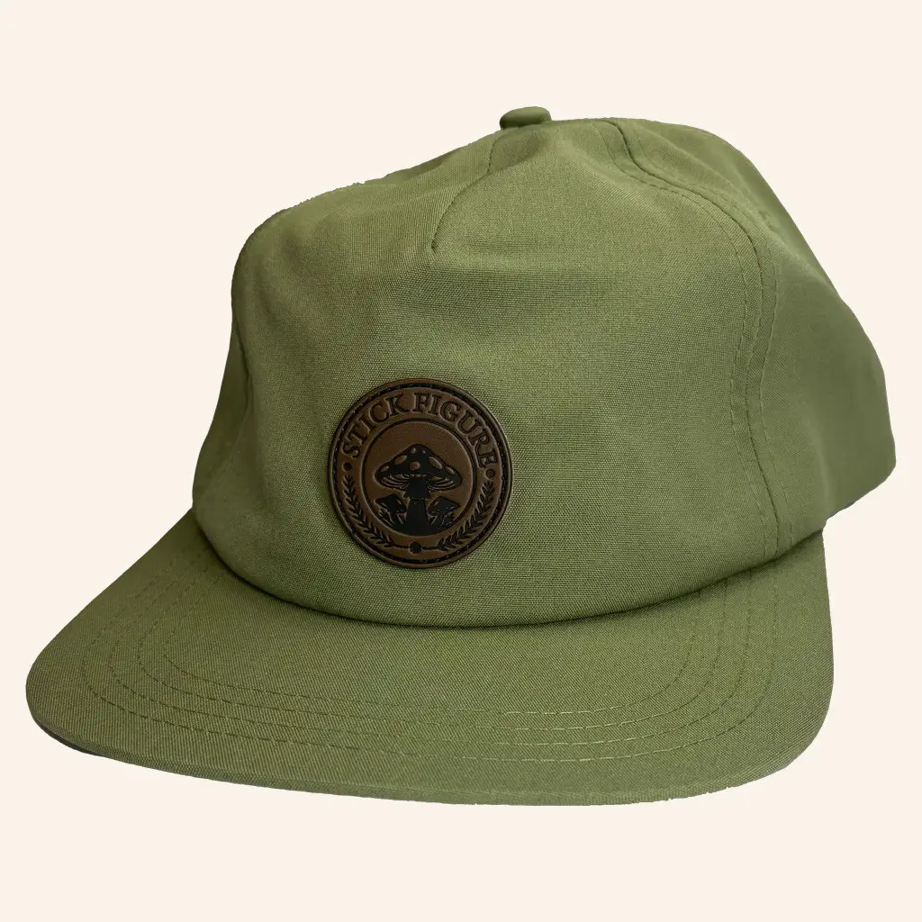 Stick Figure Merch Mushroom Unstructured Snapback Hat Music Lover Gifts For Him