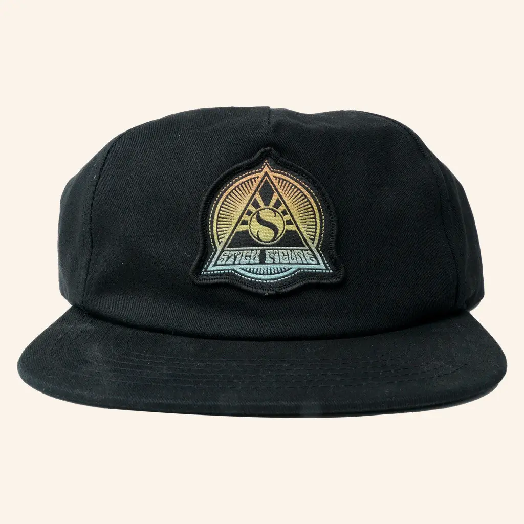 Stick Figure Merch Pyramid Unstructured Snapback Hat Presents For Music Lovers