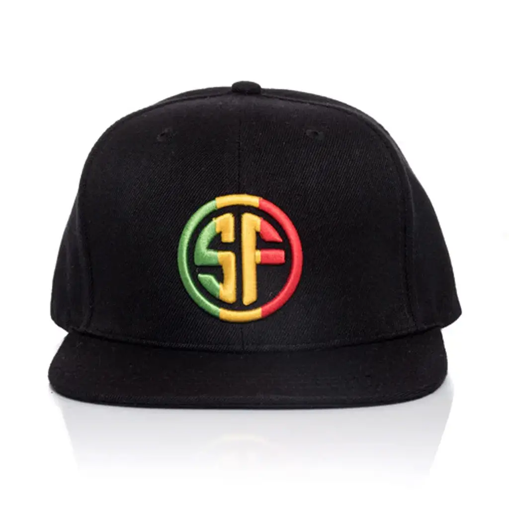 Stick Figure Merch Red Gold Green SF Embroidered Snapback Hat Cool Gifts For Music Lovers