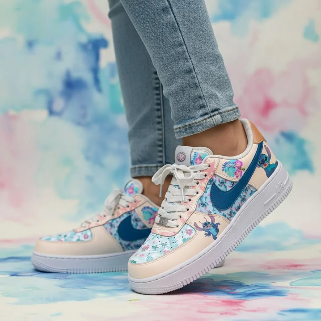 Stitch Air Force 1 Shoes Sneakers Lilo And Stitch Merch Best Birthday Gift For Sisters Stitch Air Force 1 Shoes Sneakers Lilo And Stitch Merch Best Birthday Gift For Sisters - Image 1