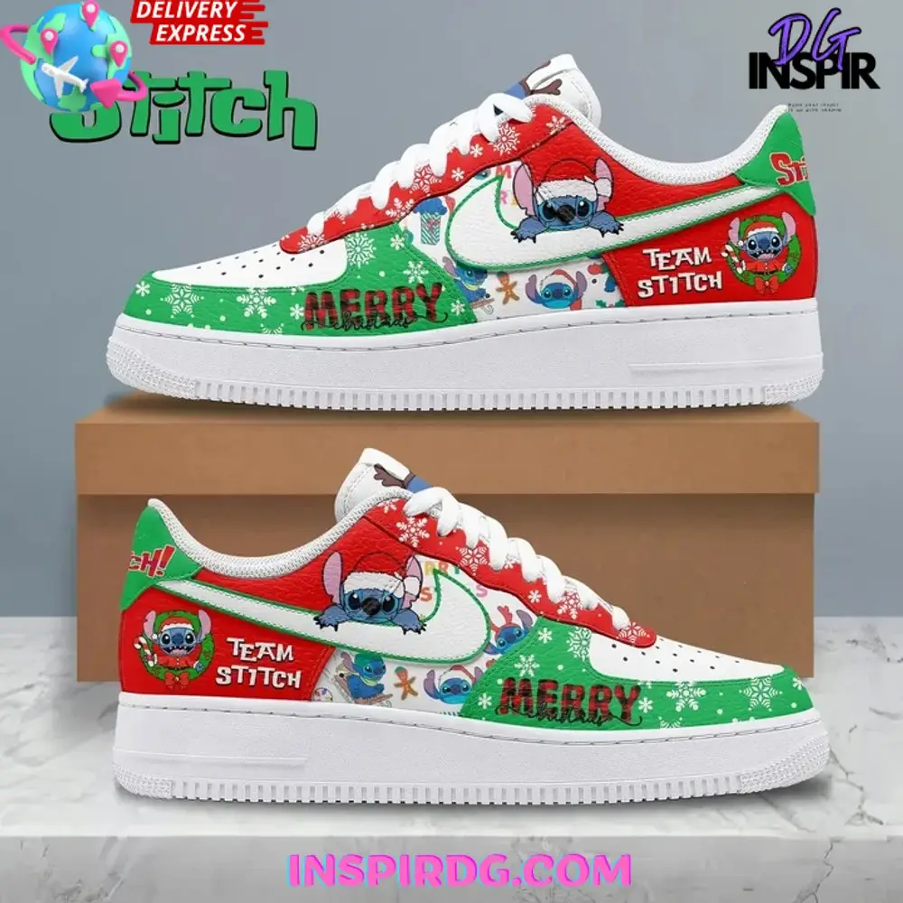 Stitch Christmas Holiday Limited Edition Air Force 1