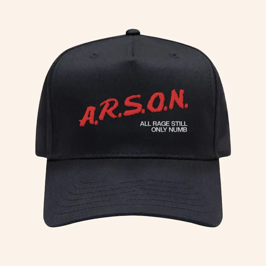 Story Of The Year Merch ARSON Embroidered Hat Christmas Gifts For Rock Lovers -WearandDecor