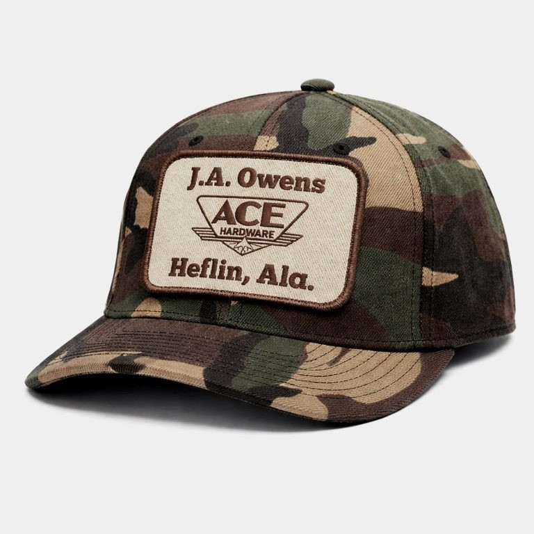 Stranger Things JA Owens Ace Heflin Alabama Camo Hat Camouflage Ball Cap Stranger Things Merch
