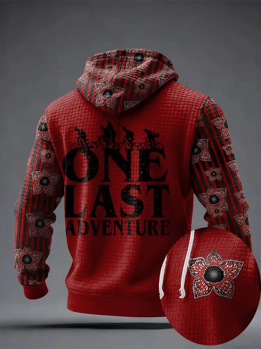 Stranger Things Merch 2025 Hoodie Demogorgon One Last Adventure Hoodie Gifts For Fantasy lovers