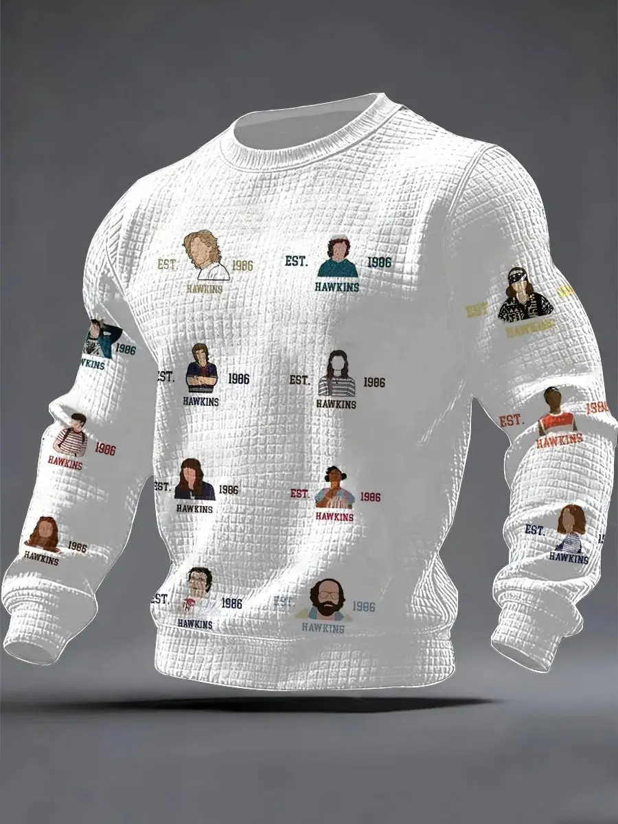 Stranger Things Merch 2025 Sweatshirt Stranger Things Characters Fantasy Apparel Gift Ideas