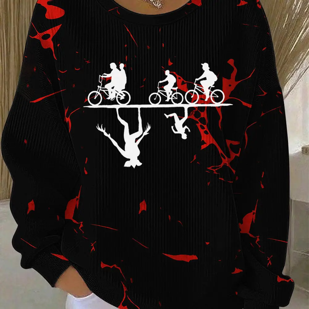 Stranger Things Merch Sweatshirt Hawkins Indiana Stranger Things Apparel Gifts For Women