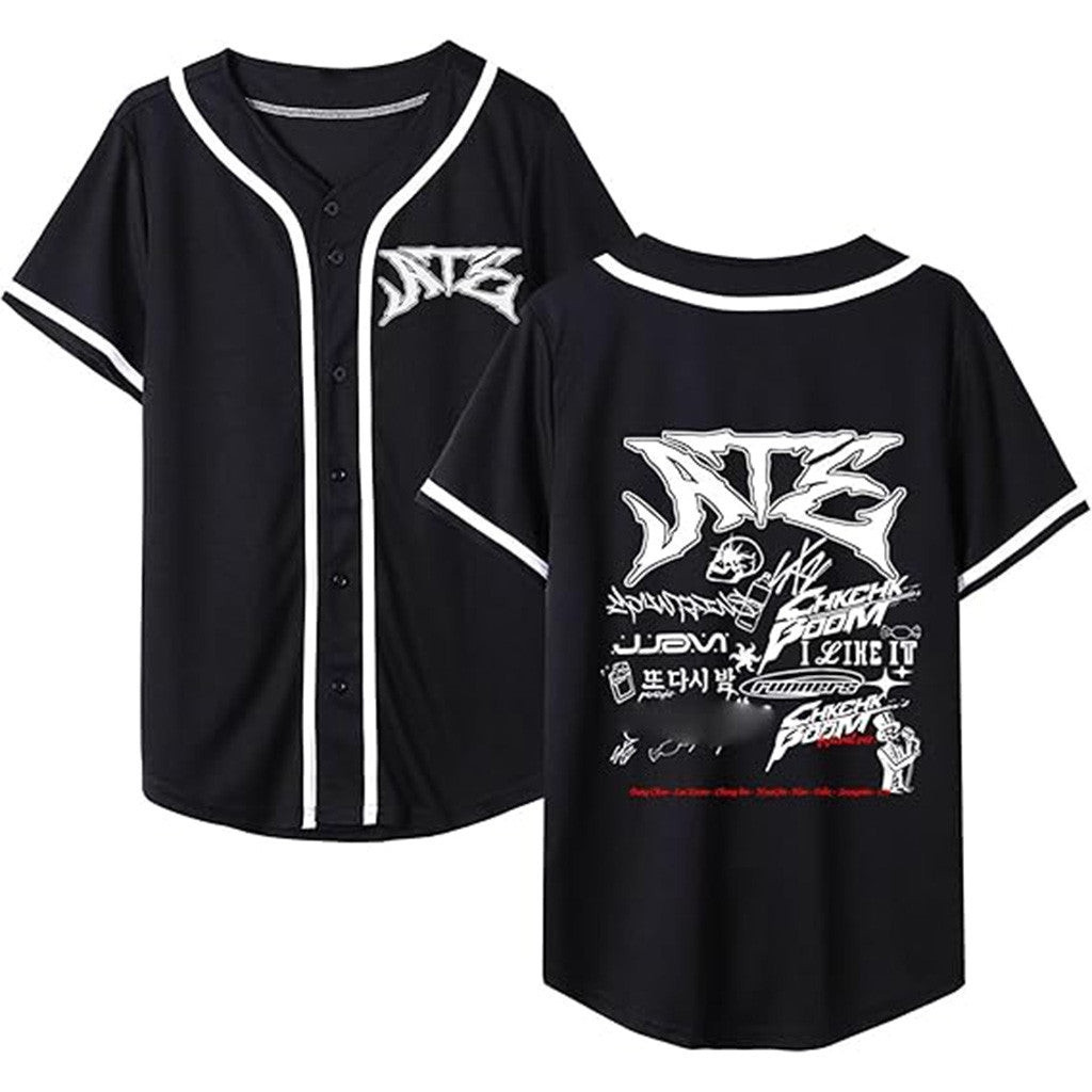 Stray Kids Merch ATE Baseball Jersey Music Lover Gifts For Him -WearandDecor