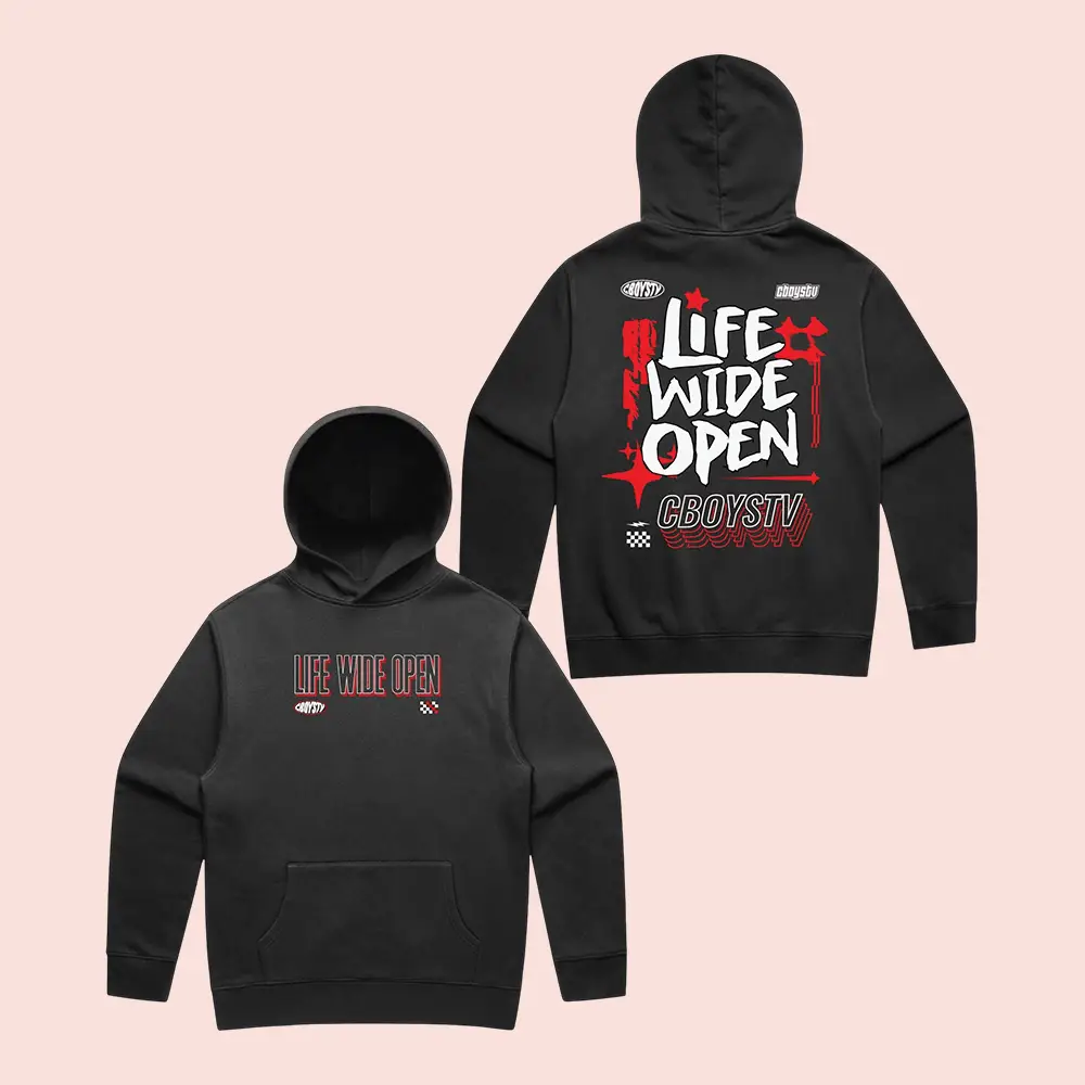 Streetwear LWO Hoodie CboysTV Hooded Sweatshirt Present Idea For Brothers