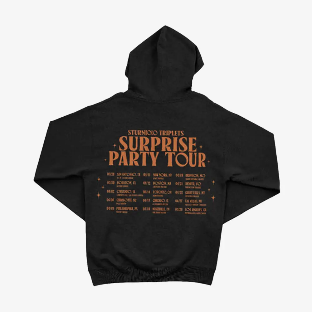 Sturniolo Surprise Party Tour Dates Hoodie The Sturniolo Triplets Merch Gift For Fans