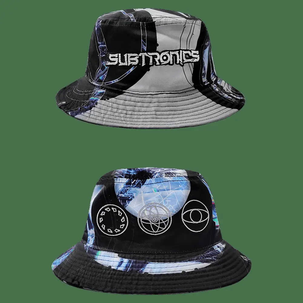 Subtronics Merch Subtronics Tesseract Bucket Dad Father's Day Hat Gifts For DJ Fans