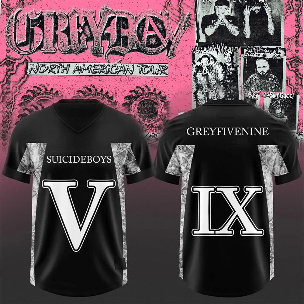 SUICIDEBOY Grey Day Tour 2026 T-Shirt Jersey SUICIDEBOY Merch Gift For Stepfather