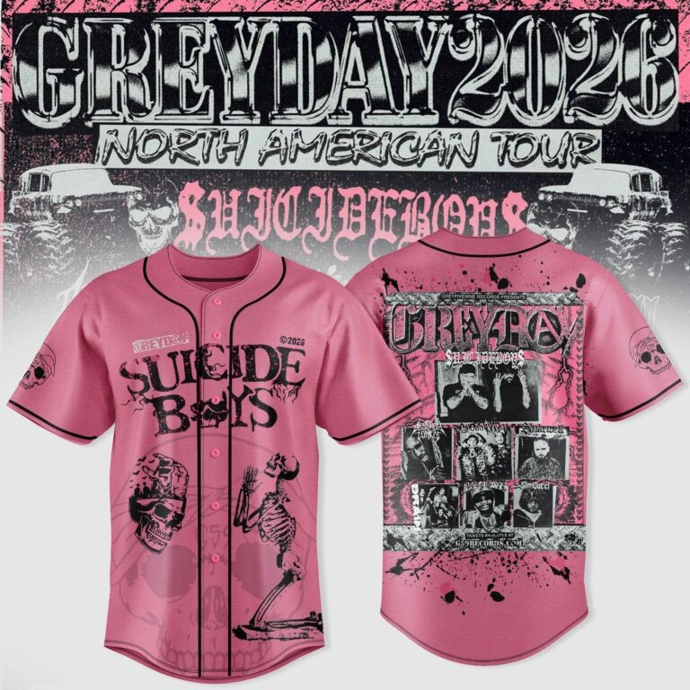 Suicideboys Grey Day 2026 American Tour Jersey Suicideboys Merch Gifts For Boyfriend