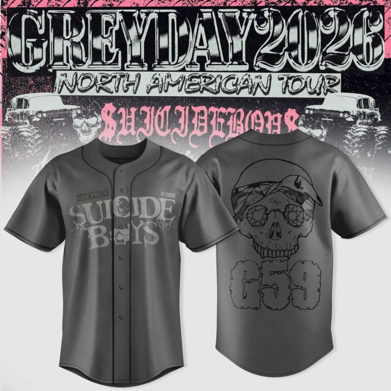 Suicideboys Grey Day 2026 North American Tour Jersey Suicideboys Merch Gift For Grey Day Soldiers