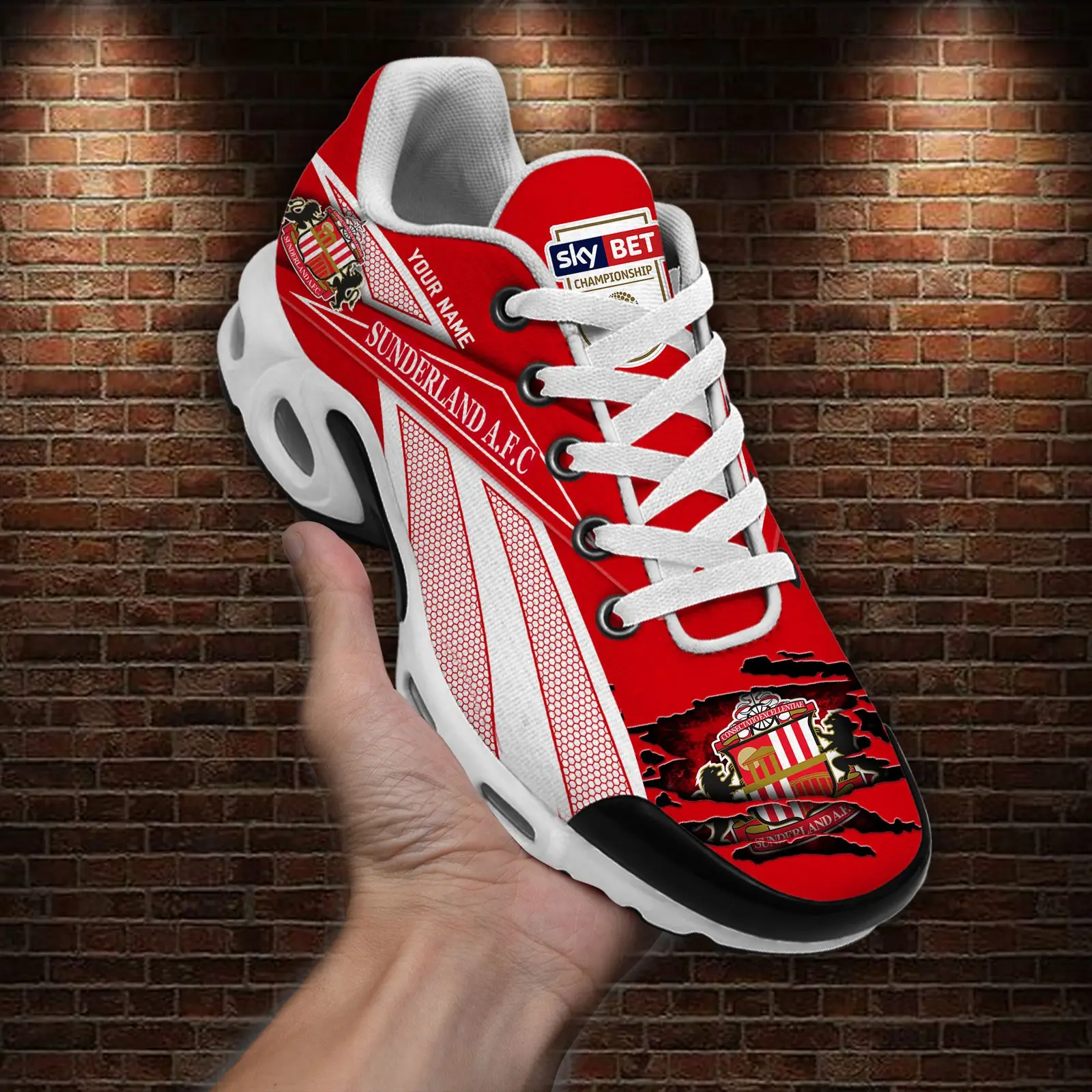 Sunderland A.F.C Air Max Plus Shoes Sneakers For Men And Women Sunderland A.F.C Air Max Plus Shoes Sneakers For Men And Women - Image 1