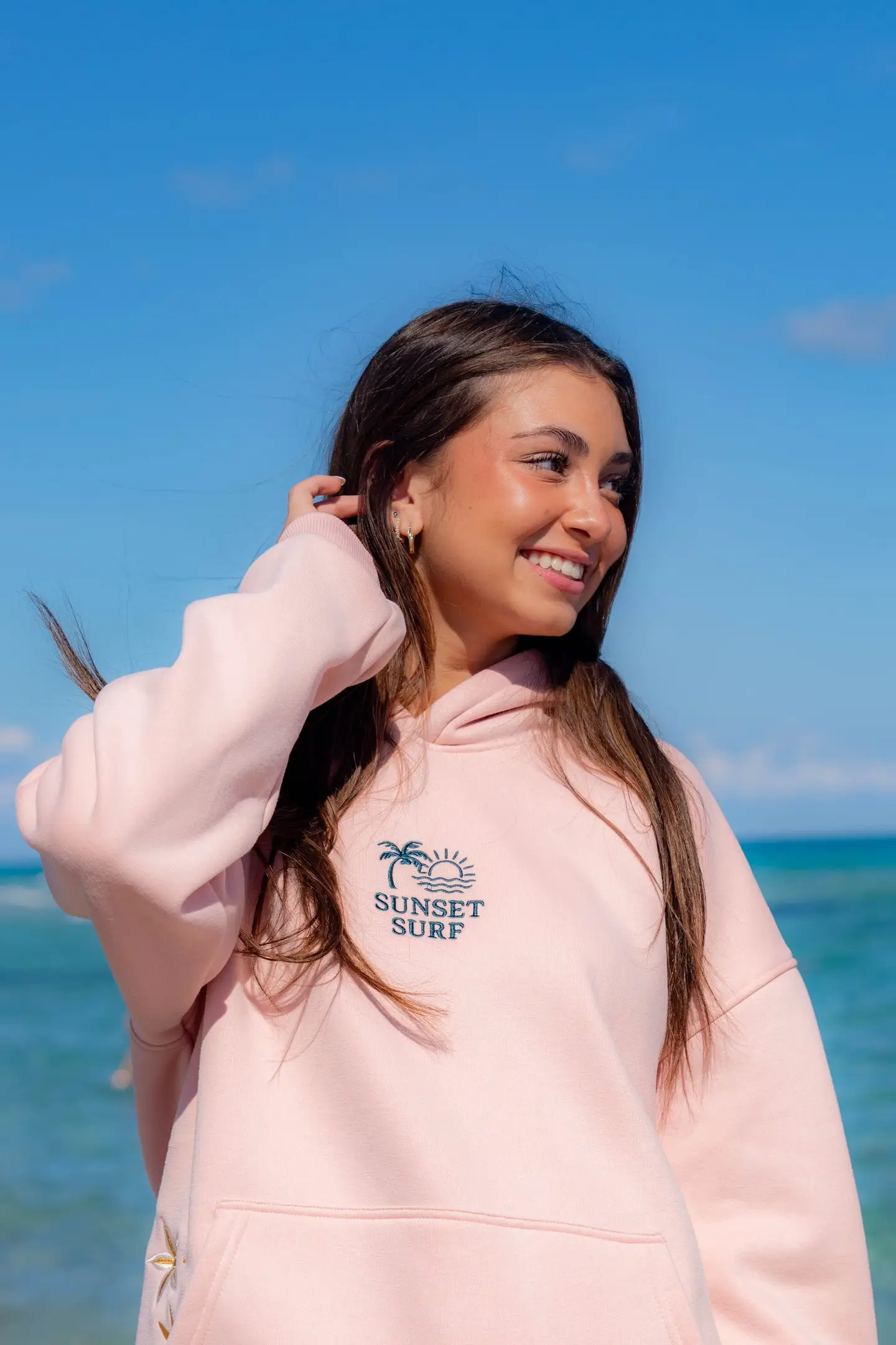 Sunset Surf Hoodie Sunset Tide Hoodie Sunset Surf Clothing Best Gifts For Beach Lovers