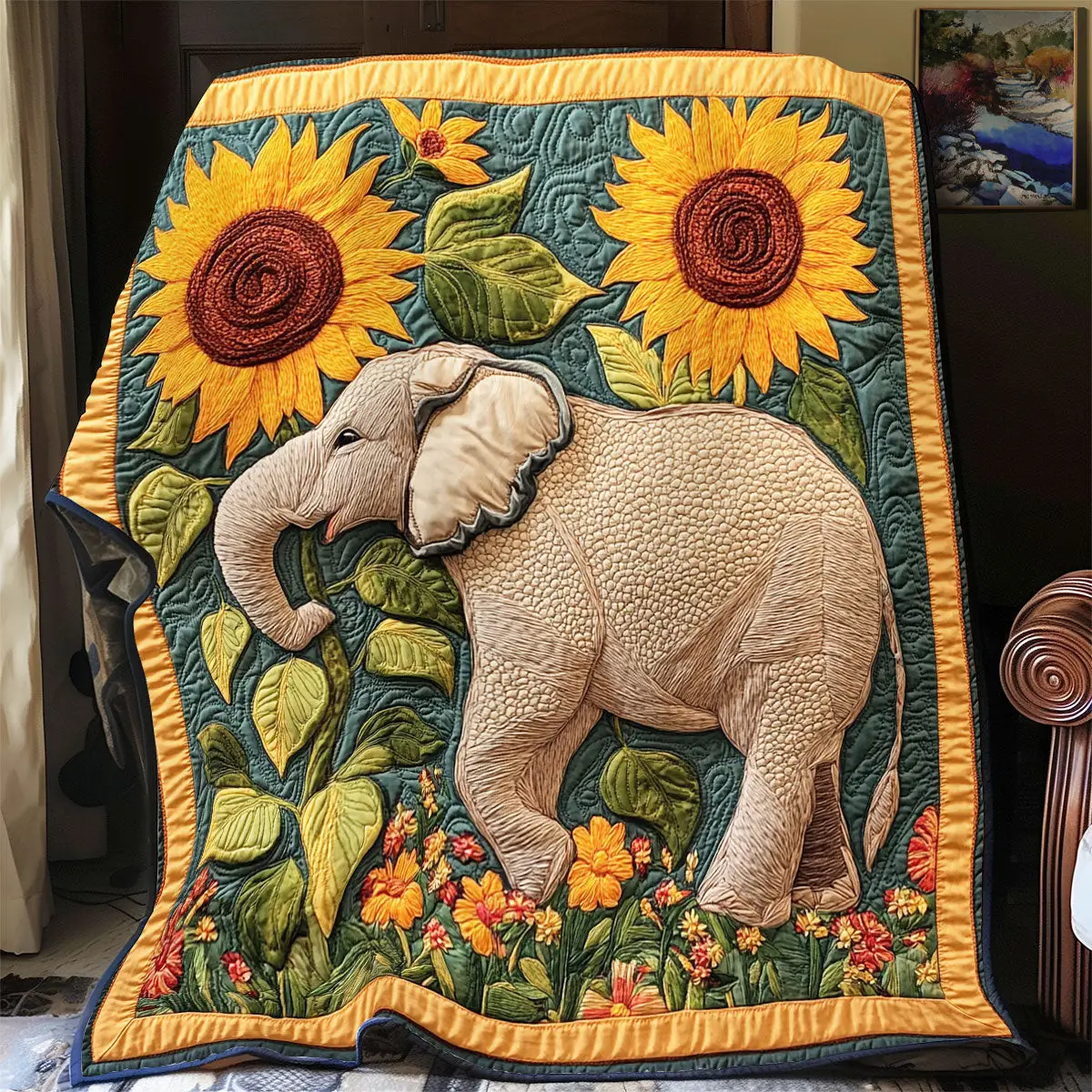Suower Elephant Quilt Blankets Best Throw Blanket Good Mother's Day Gifts For Mom