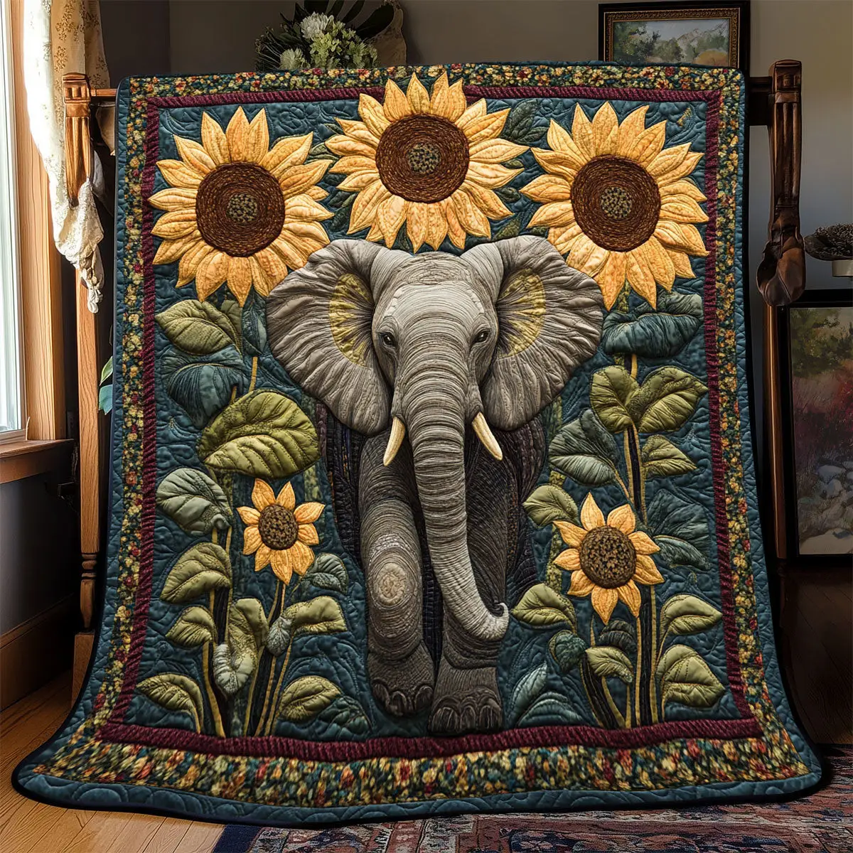 Suower Elephant Quilt Blankets Best Throw Blanket Mother's Day Presents For Daughter