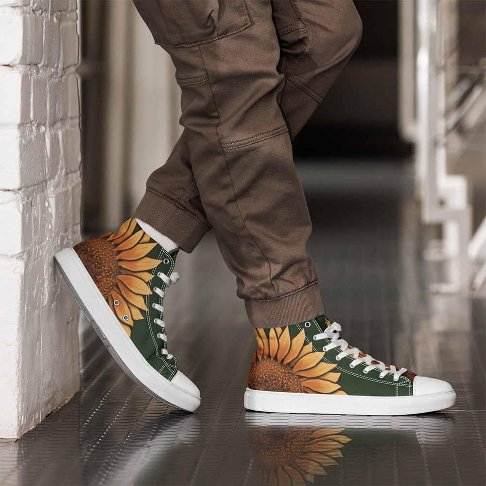 Suower High Top Shoes Suower Lovers Sneakers Gifts For Girlfriend Boyfriend