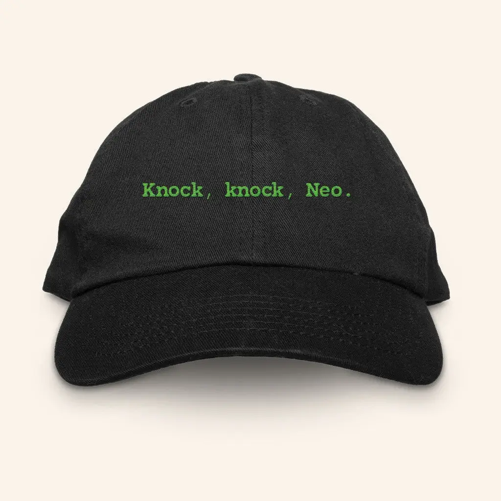 Super Yaki Merch Knock Knock Neo Hat Gifts For Father -WearandDecor Super Yaki Merch Knock Knock Neo Hat Gifts For Father -WearandDecor - Image 1